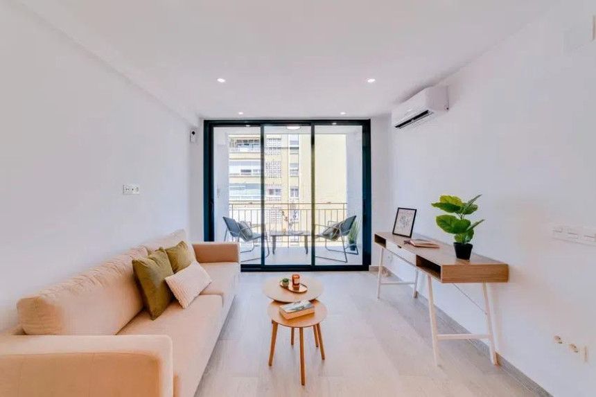 Living room of Apartment for sale in Torremolinos  with Air Conditioner, Terrace and Oven