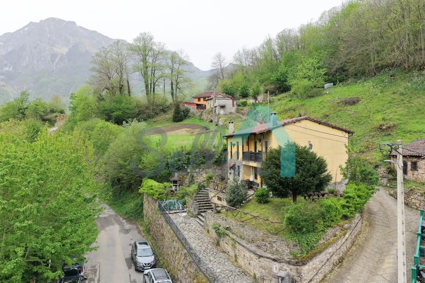 Vista exterior de Casa o chalet en venta en Quirós con Calefacción, Jardín privado y Terraza