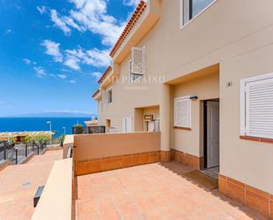 Exterior view of Single-family semi-detached for sale in Santiago del Teide  with Terrace, Swimming Pool and Balcony