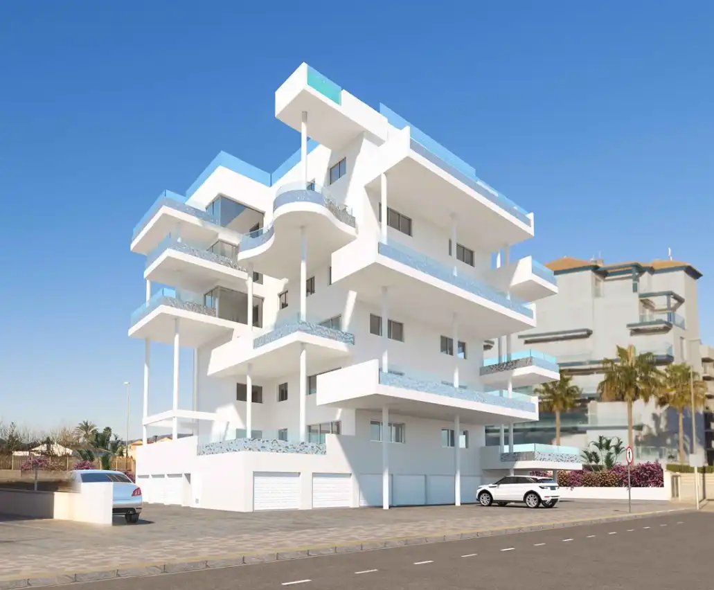 Vista exterior de Apartament en venda en Oliva amb Aire condicionat, Terrassa i Piscina comunitària