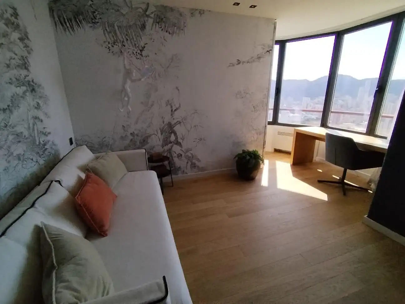 Sala d'estar de Pis en venda en Benidorm amb Aire condicionat, Moblat i Piscina comunitària
