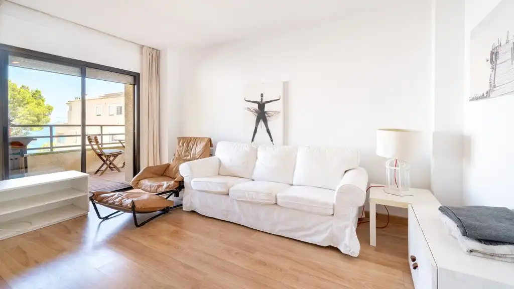 Sala de estar de Apartamento en venta en Calvià con Aire acondicionado, Terraza y Trastero