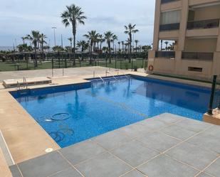 Swimming pool of Flat for sale in Roquetas de Mar  with Air Conditioner, Private garden and Terrace