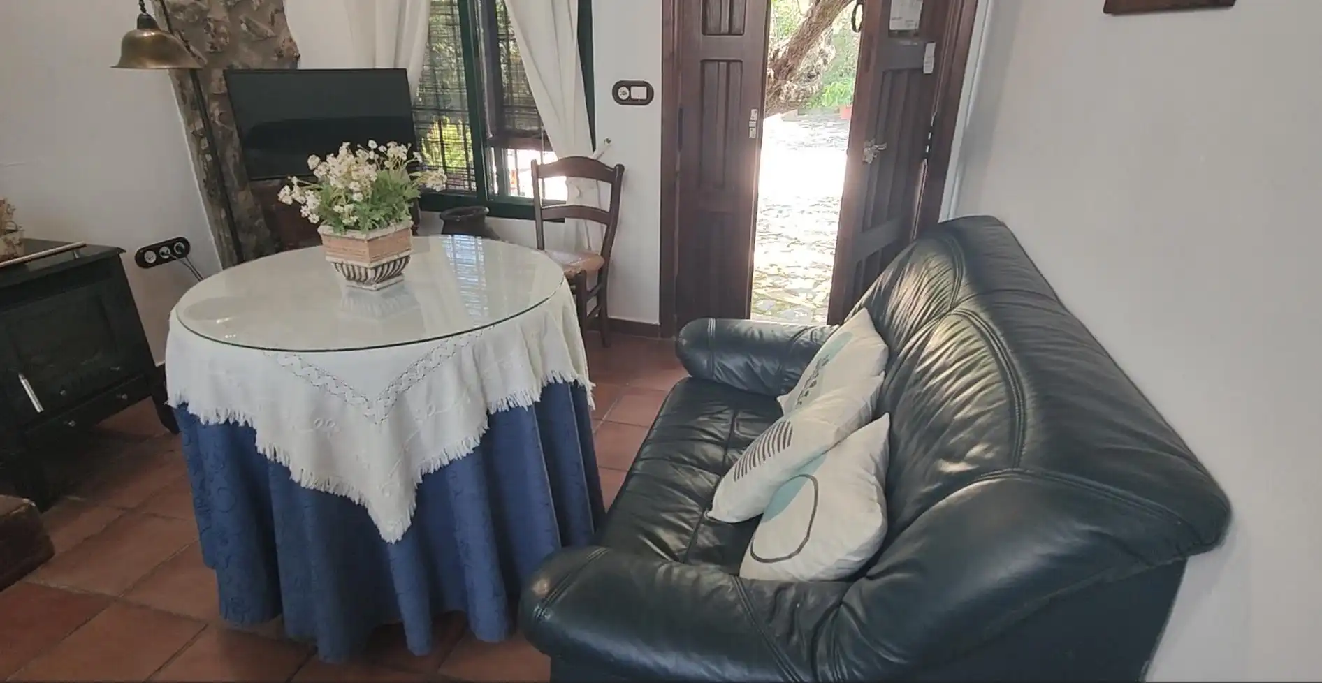 Sala d'estar de Finca rústica en venda en La Lapa amb Aire condicionat, Jardí privat i Terrassa