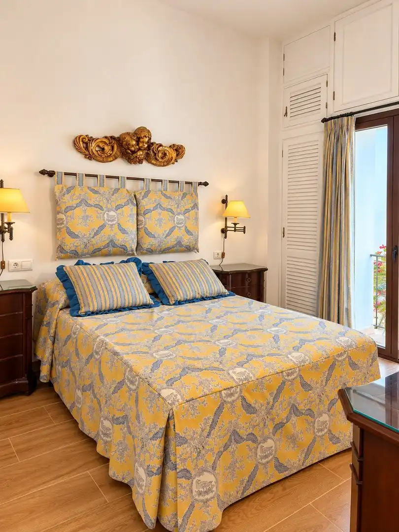 Bedroom of Apartments for rent in Fuengirola  with Air Conditioner, Private garden and Furnished
