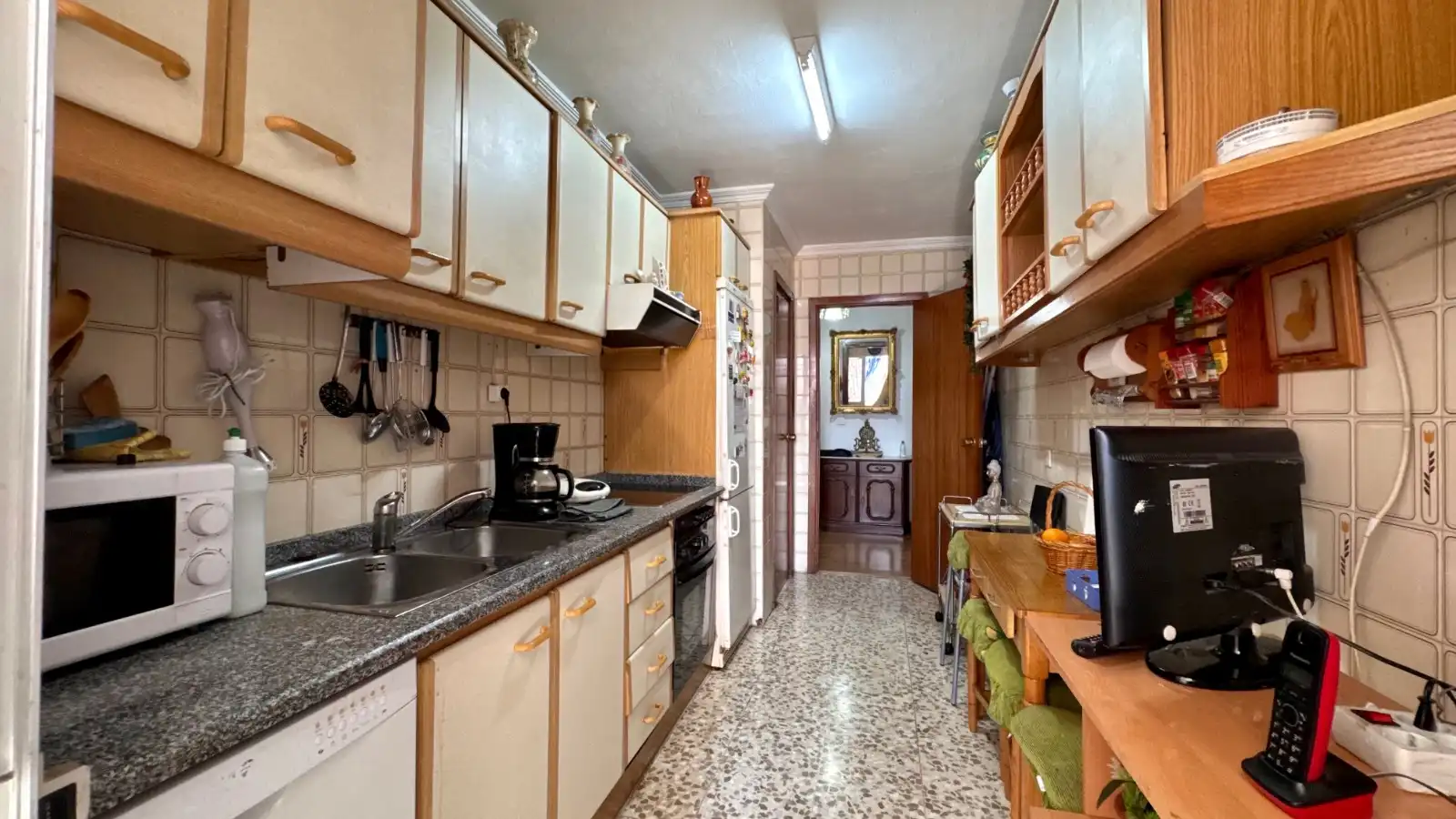 Cocina de Piso en venta en Cáceres con Aire acondicionado, Terraza y Amueblado