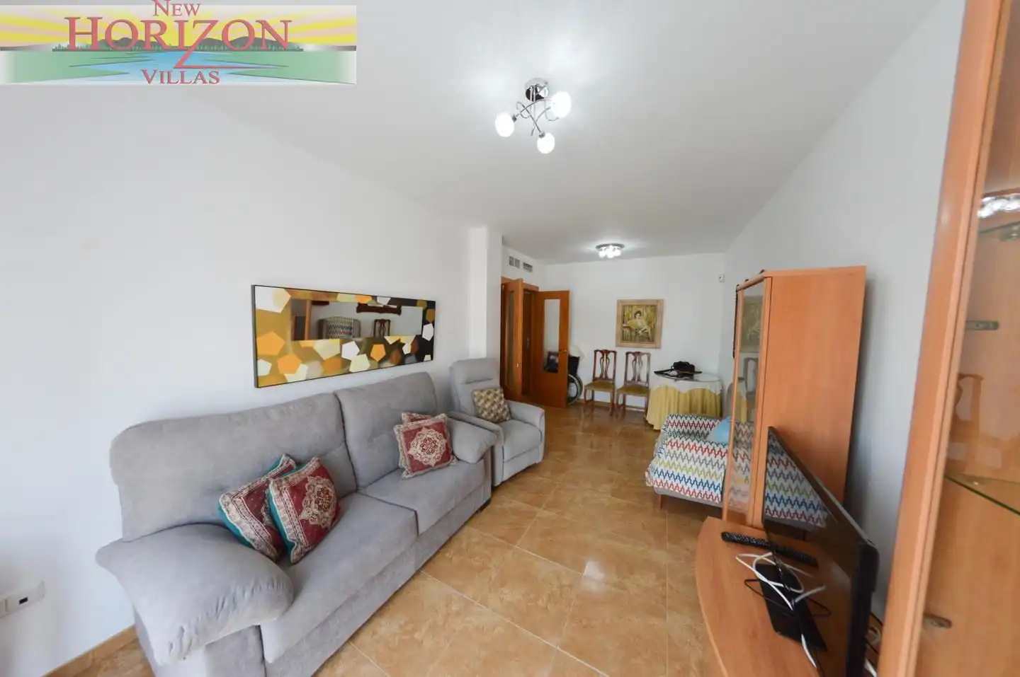 Living room of Flat for sale in Albox  with Air Conditioner, Terrace and Furnished