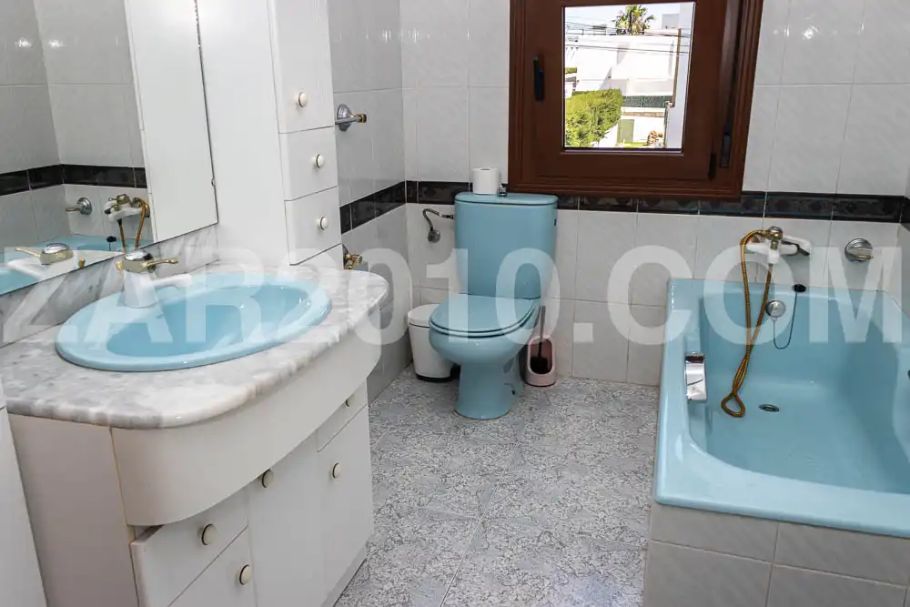Baño de Casa o chalet en venta en Mojácar con Aire acondicionado, Jardín privado y Parquet