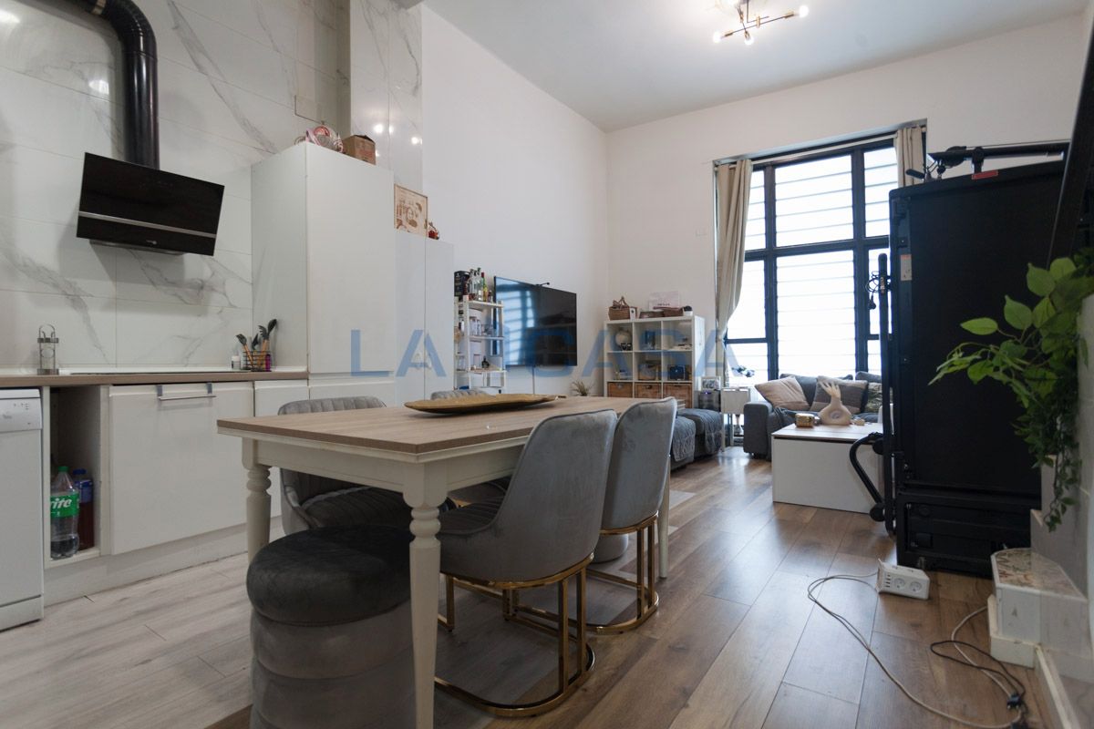 Sala de estar de Piso en venta en  Barcelona Capital con Calefacción y Terraza