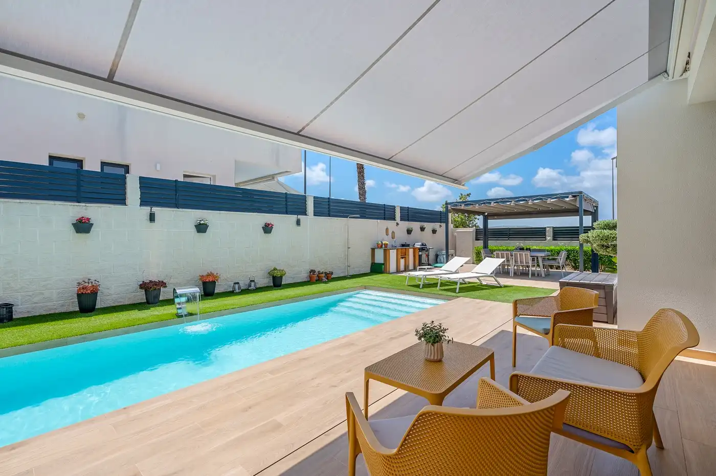 Terrace of Houses for sale in Benijófar  with Air Conditioner, Heating and Private garden