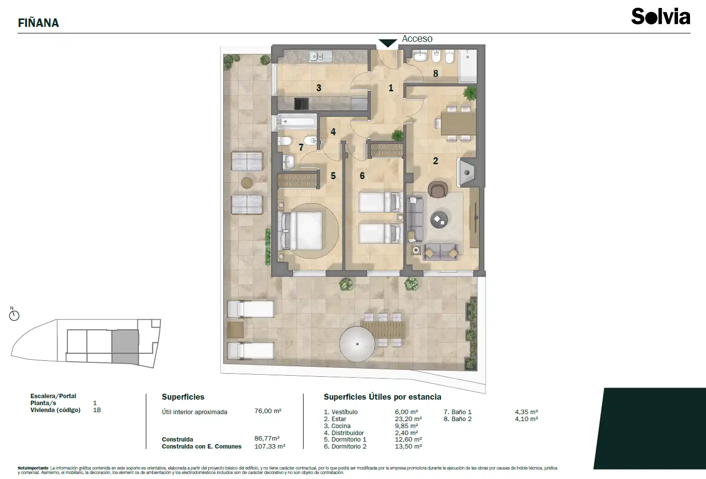Appartement à vendre à C/ Termas, esq. C/ Eras