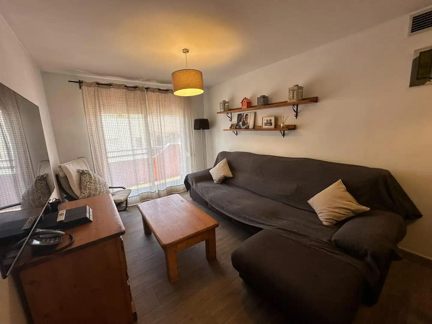 Sala de estar de Piso en venta en Mijas con Aire acondicionado, Trastero y Amueblado