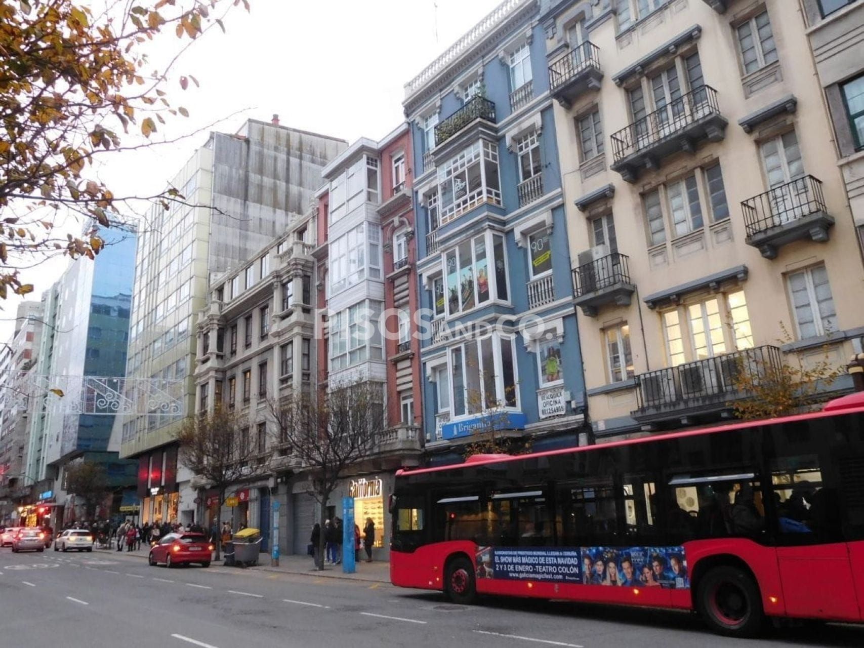 Exterior view of Flat for sale in A Coruña Capital 