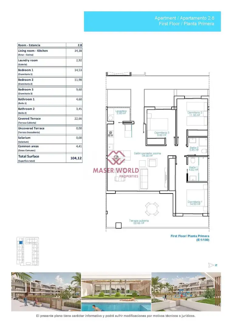 Apartament amb piscina en venda a El Mojón, imagen 22