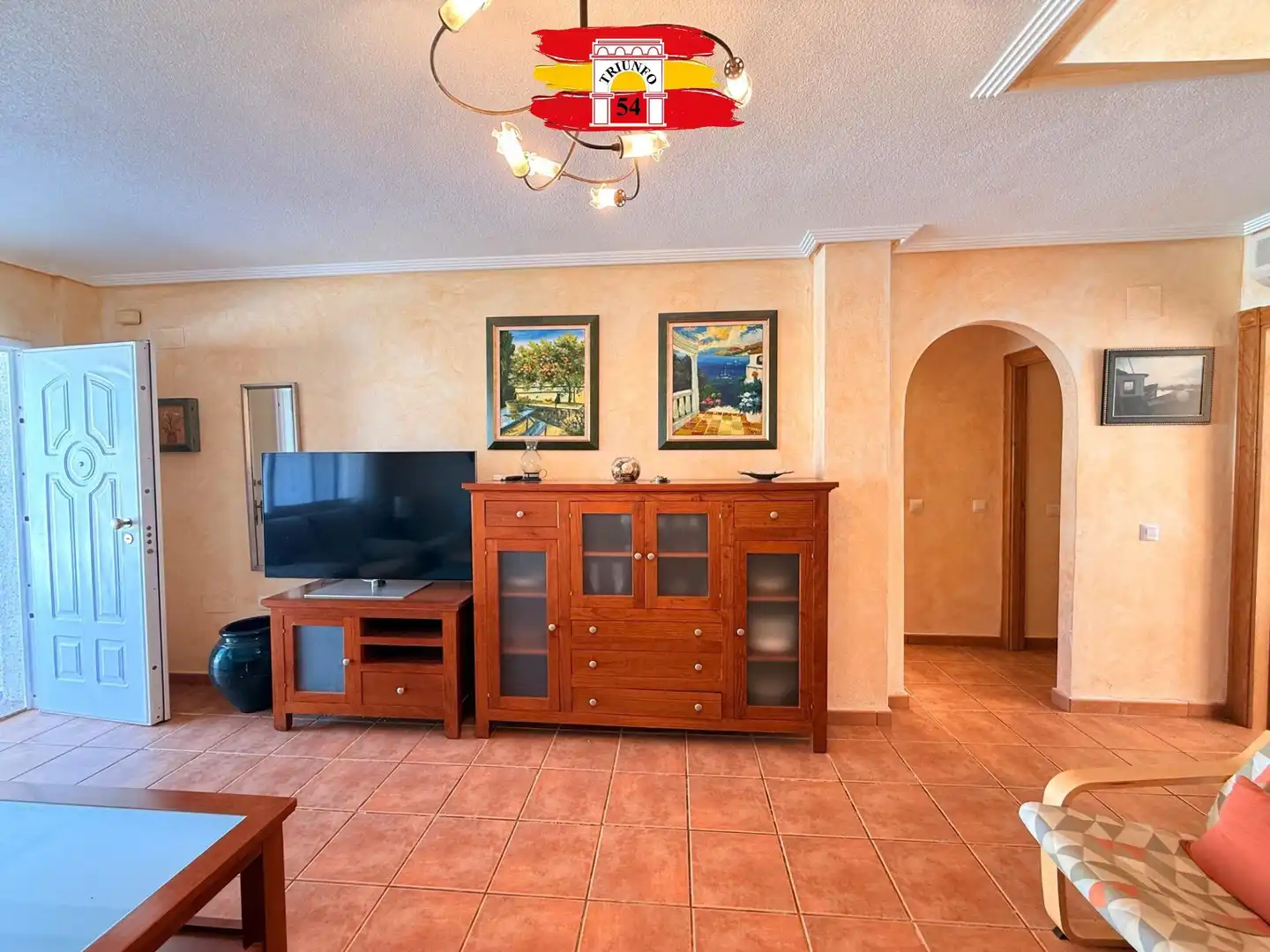 Sala de estar de Casa adosada en venta en Pilar de la Horadada con Aire acondicionado, Calefacción y Jardín privado