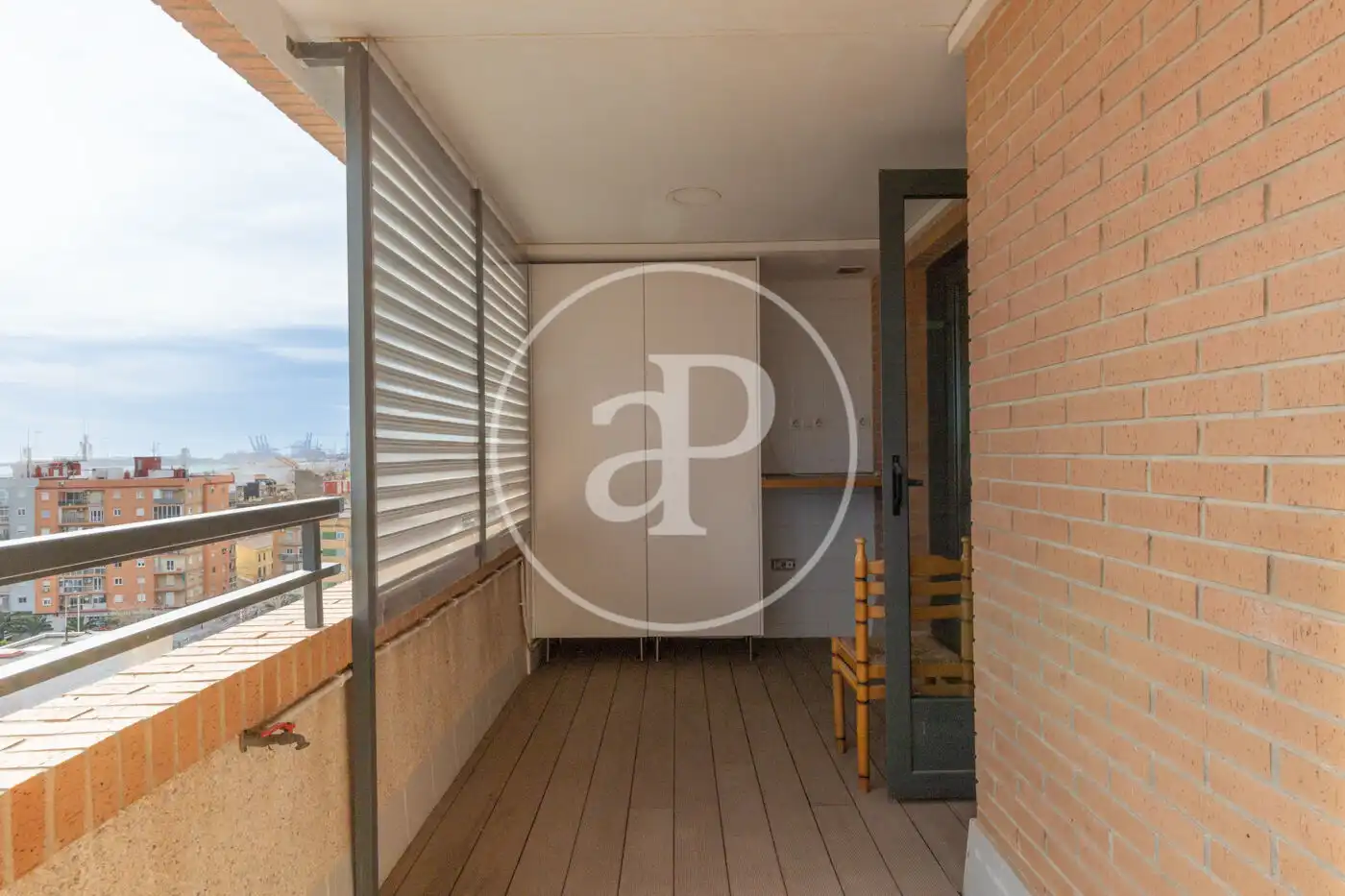 Balcony of Attic for rent in Alboraya  with Air Conditioner, Heating and Private garden