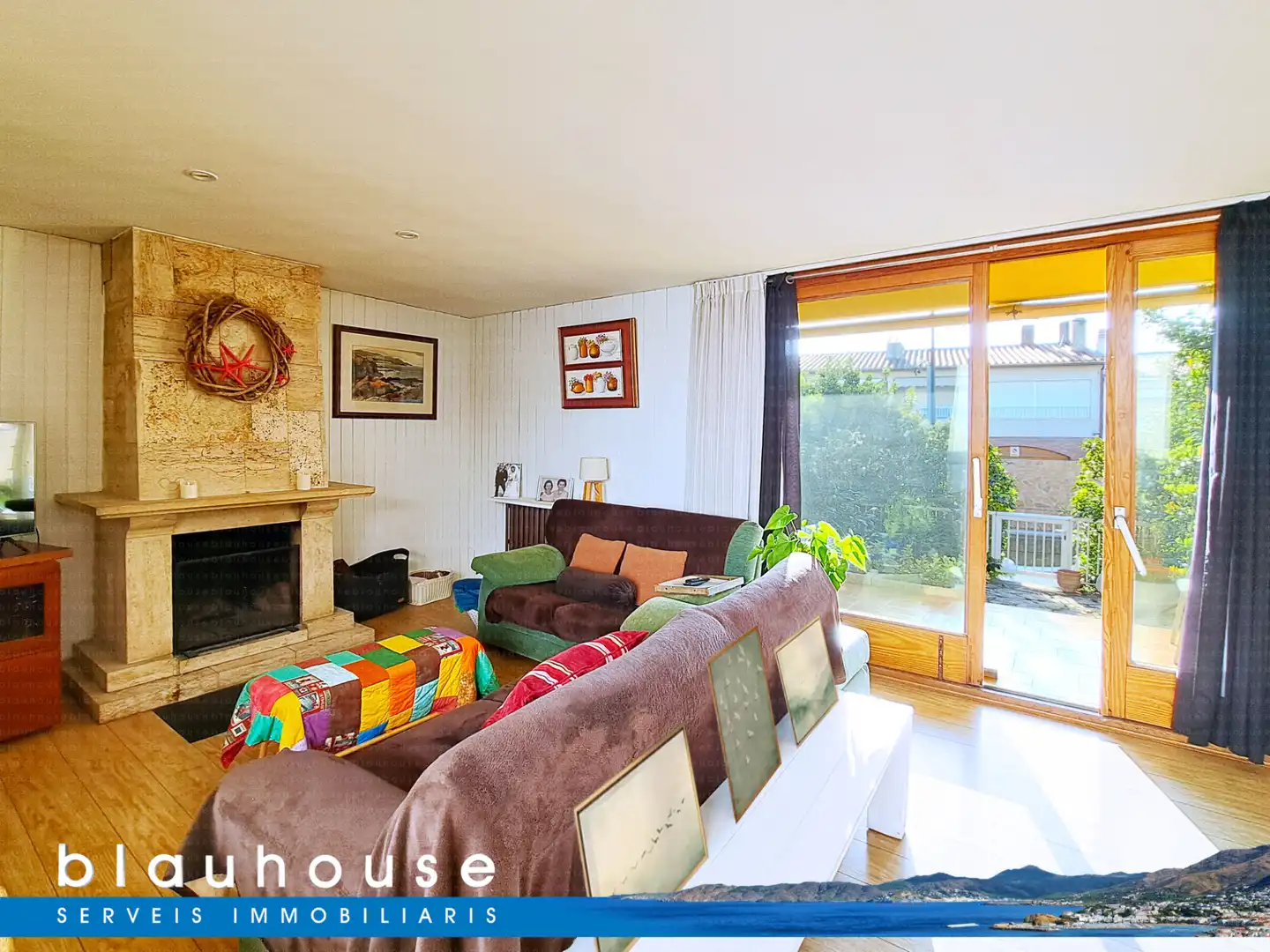 Living room of Houses for sale in Llançà  with Heating, Terrace and Storage room