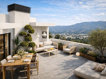 Penthouse mit Pool zum Verkauf in Estepona Pueblo