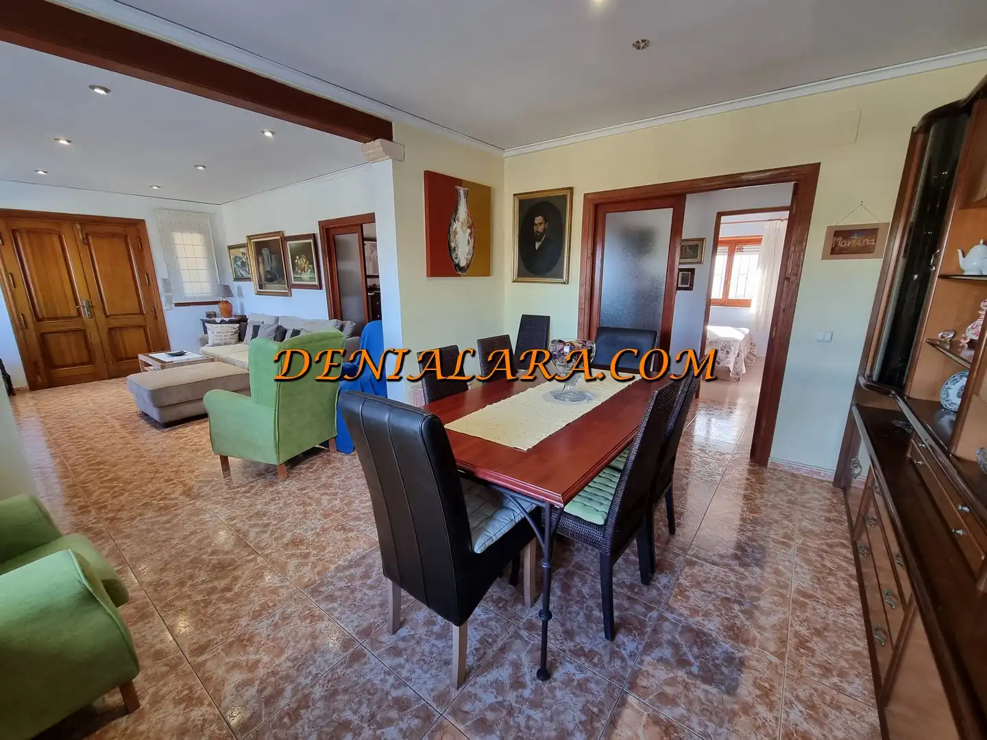 Dining room of Houses for sale in Dénia  with Air Conditioner, Private garden and Terrace