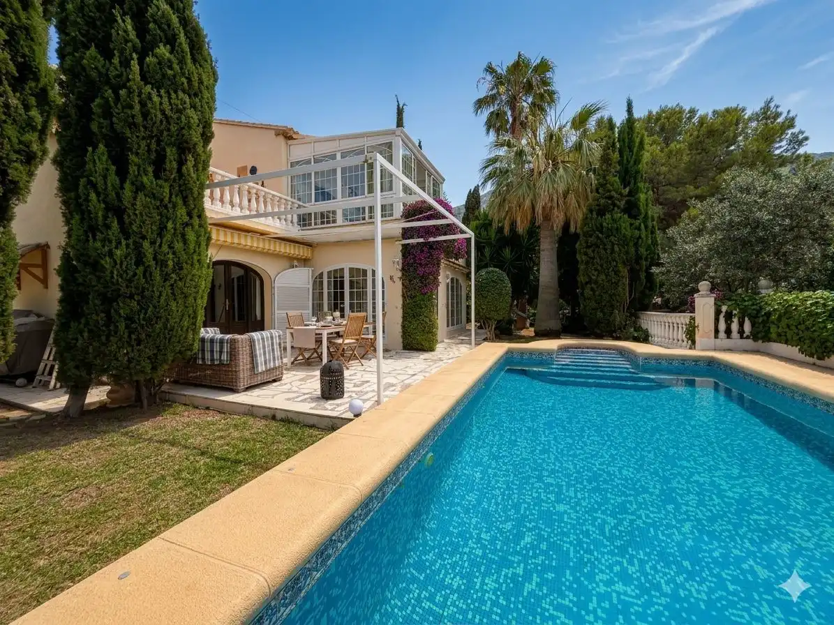 Exterior view of Houses for sale in Dénia  with Air Conditioner, Heating and Private garden