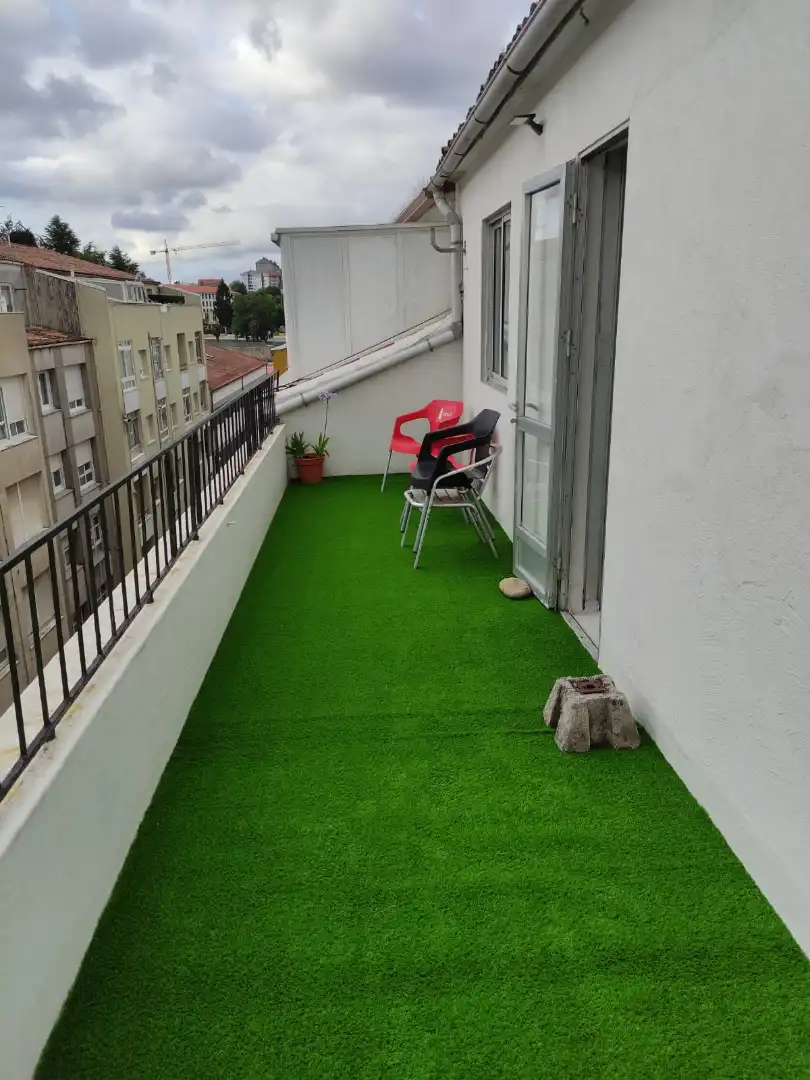 Terrace of Flat for rent in Santiago de Compostela   with Furnished