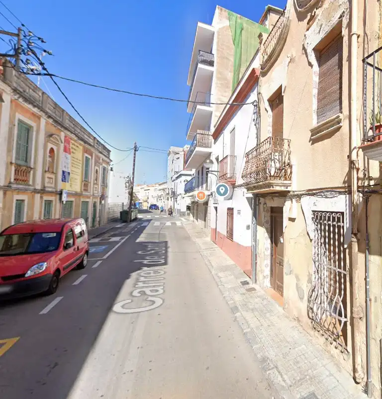 Vista exterior de Casa adosada en venta en Cubelles