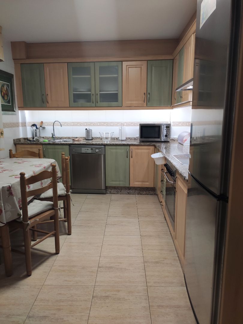 Kitchen of Flat to rent in Arteixo  with Heating, Parquet flooring and Terrace