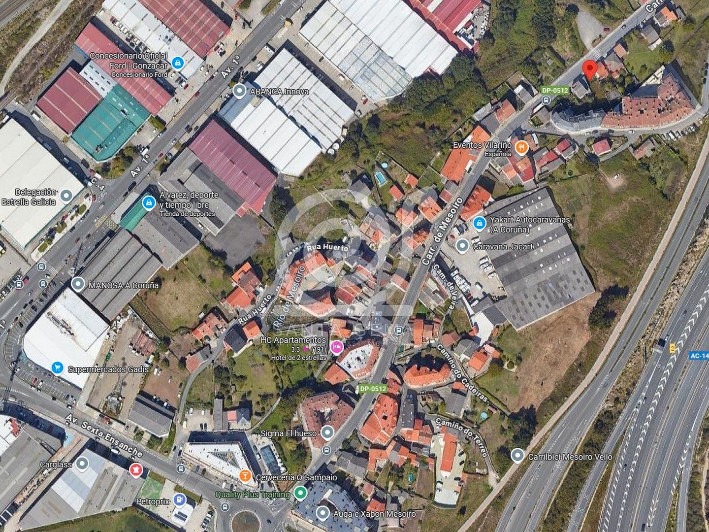 Exterior view of Residential for sale in A Coruña Capital 