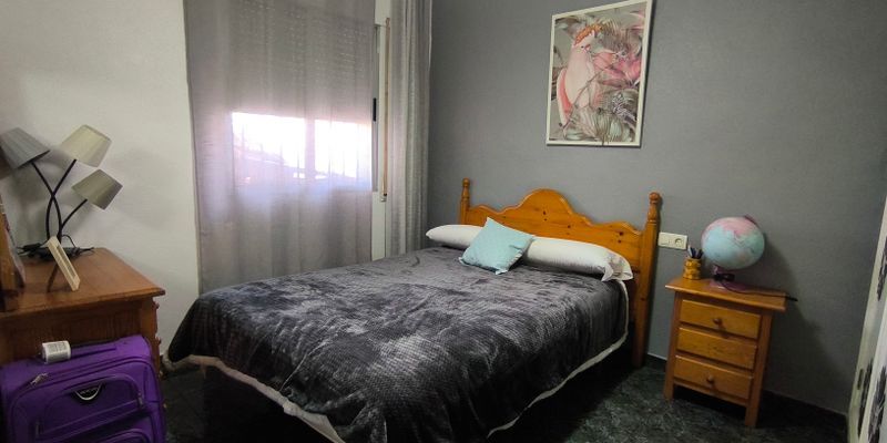 Bedroom of Single-family semi-detached for sale in  Murcia Capital  with Air Conditioner, Private garden and Furnished