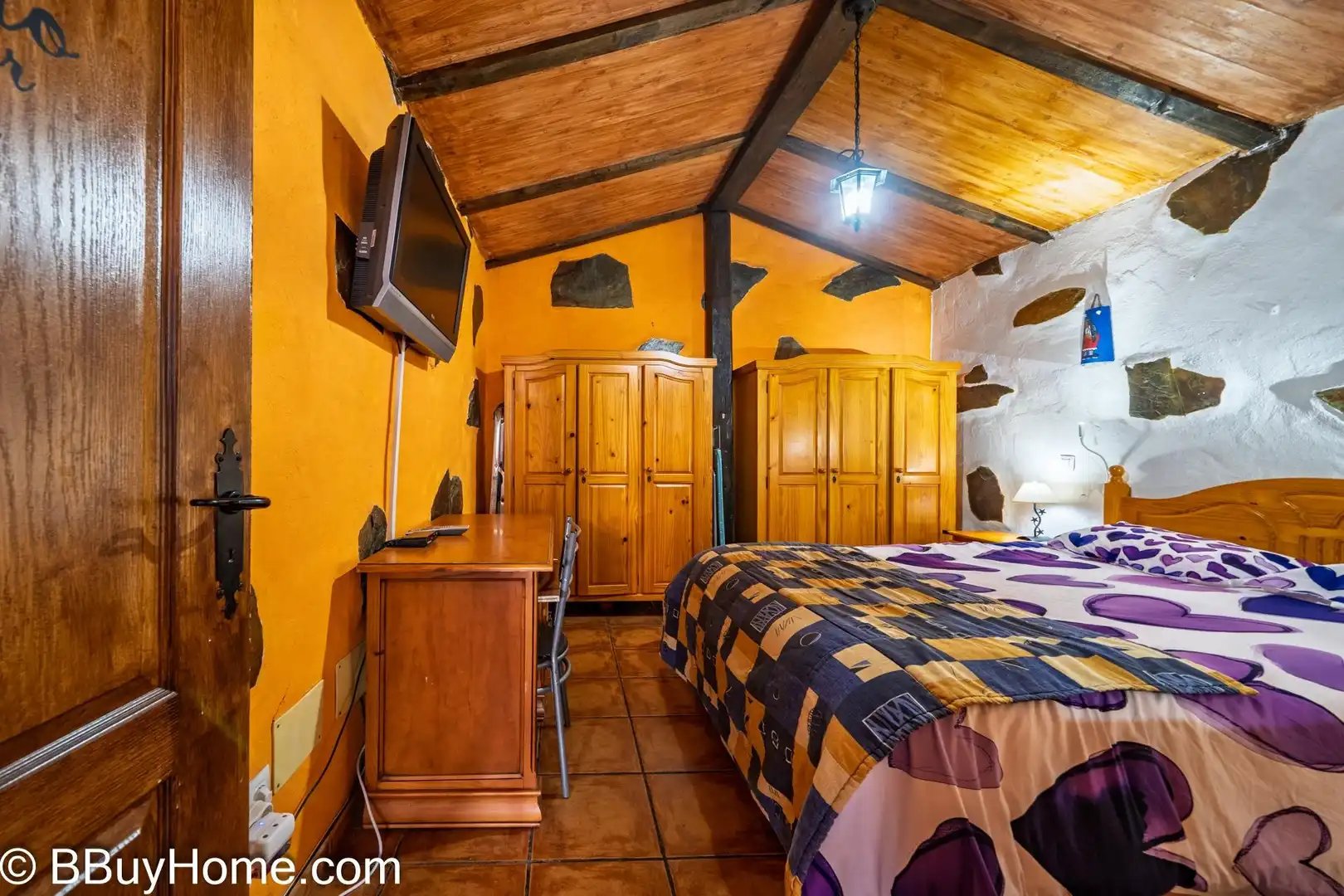 Schlafzimmer von Wohnung zur Miete in Las Palmas de Gran Canaria mit Klimaanlage, Heizung und Terrasse