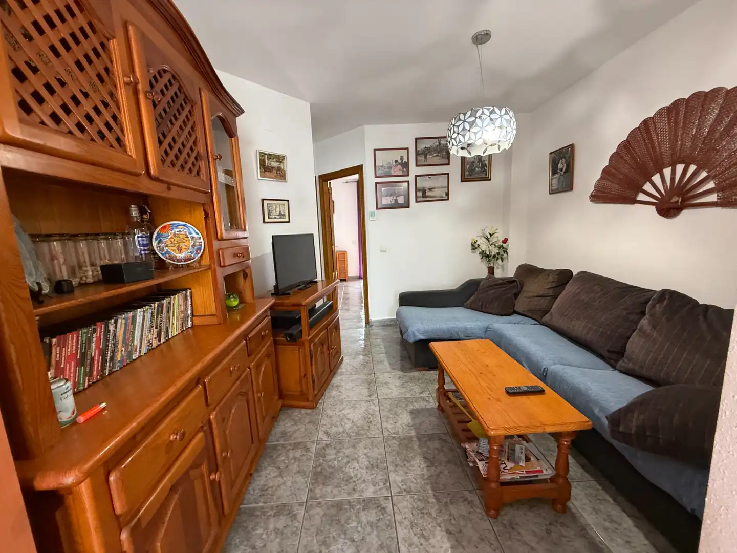 Sala de estar de Apartamento en venta en Mont-roig del Camp con Aire acondicionado, Calefacción y Jardín privado