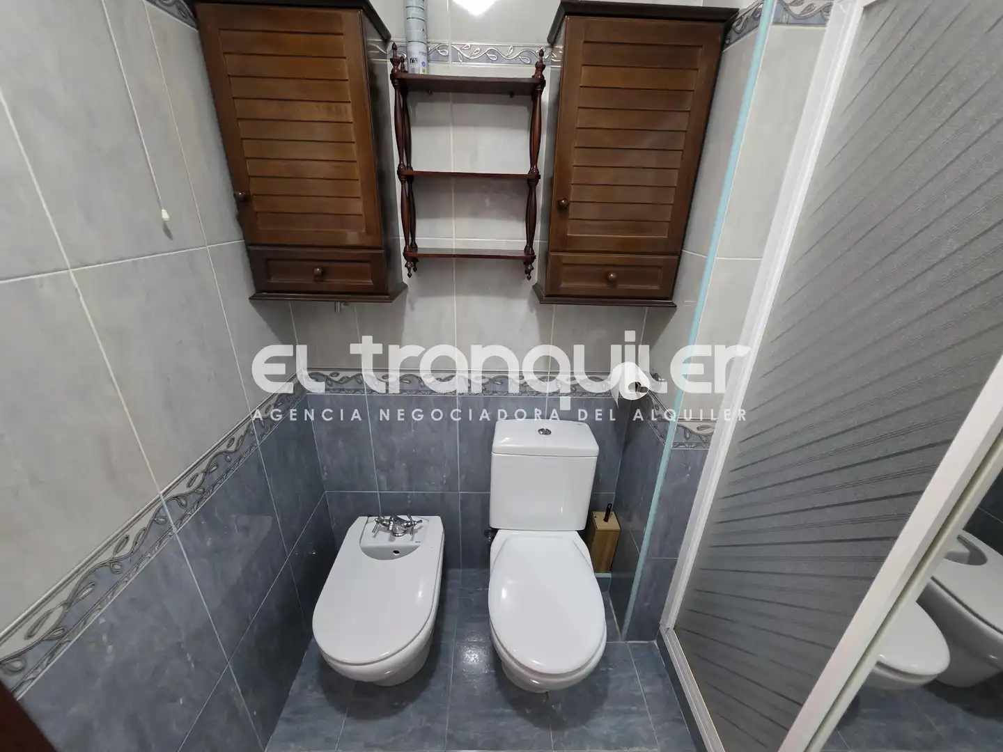 Bathroom of Flat for rent in Madrid  with Parquet flooring, Terrace and Furnished