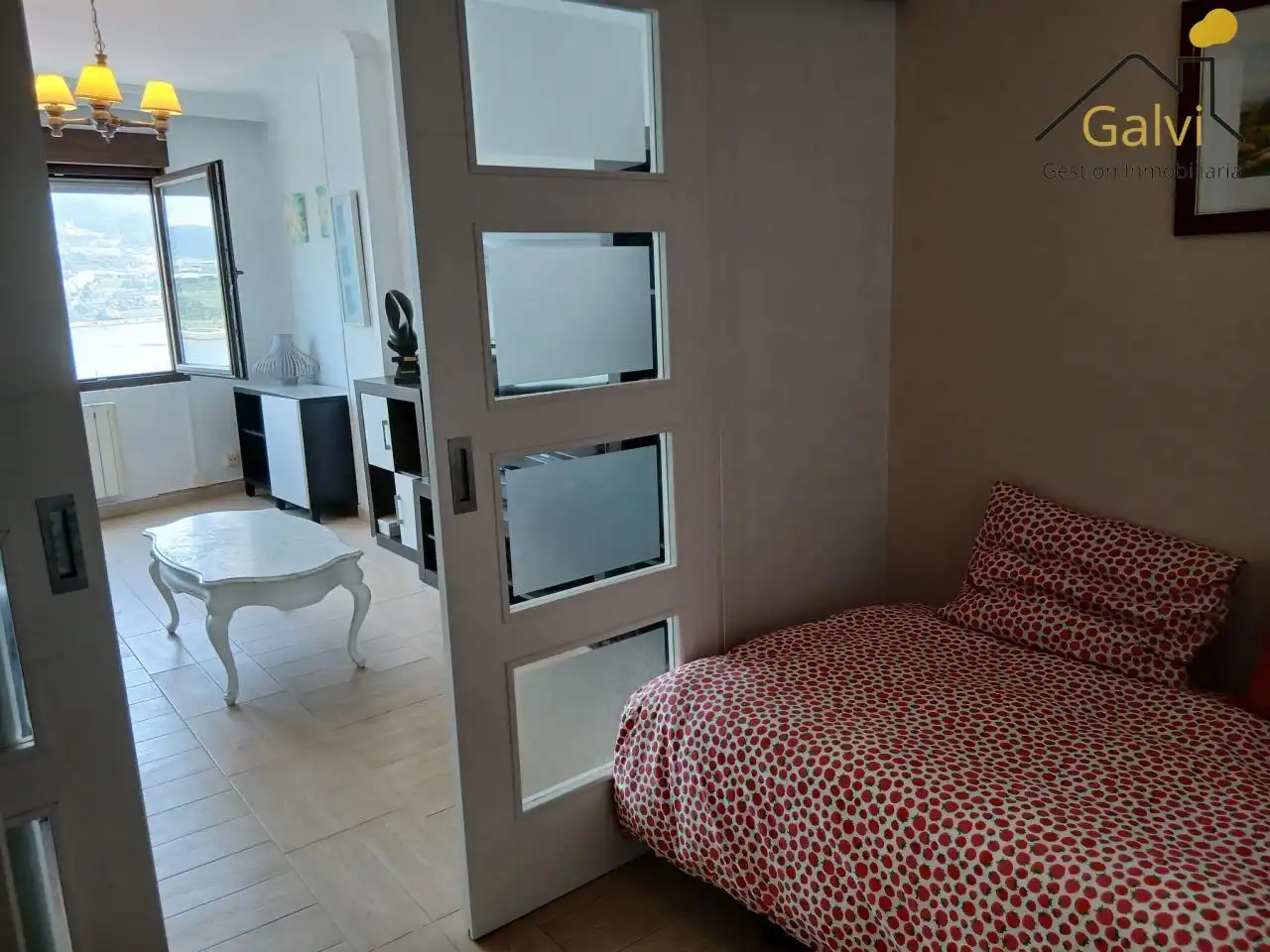Schlafzimmer von Wohnung zum Verkauf in Pontedeume mit Heizung, Abstellraum und Möbliert