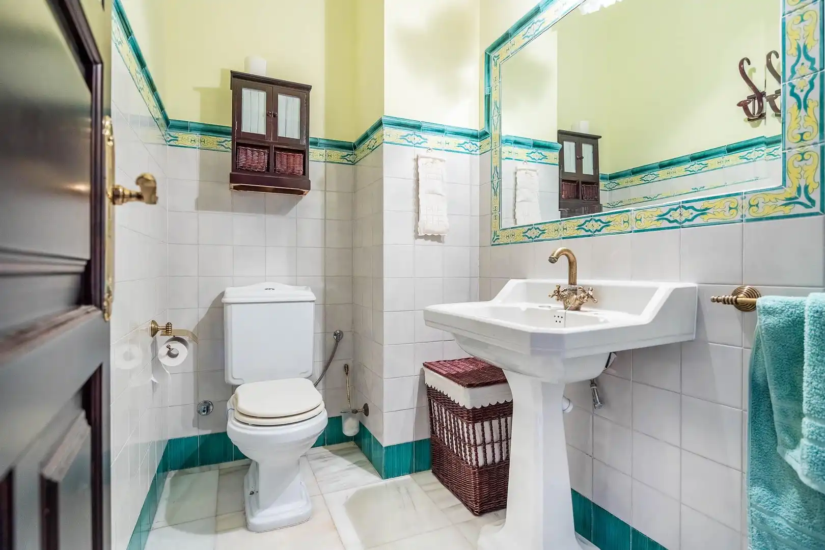 Badezimmer von Country house zum Verkauf in Villalba del Alcor mit Klimaanlage, Privatgarten und Abstellraum