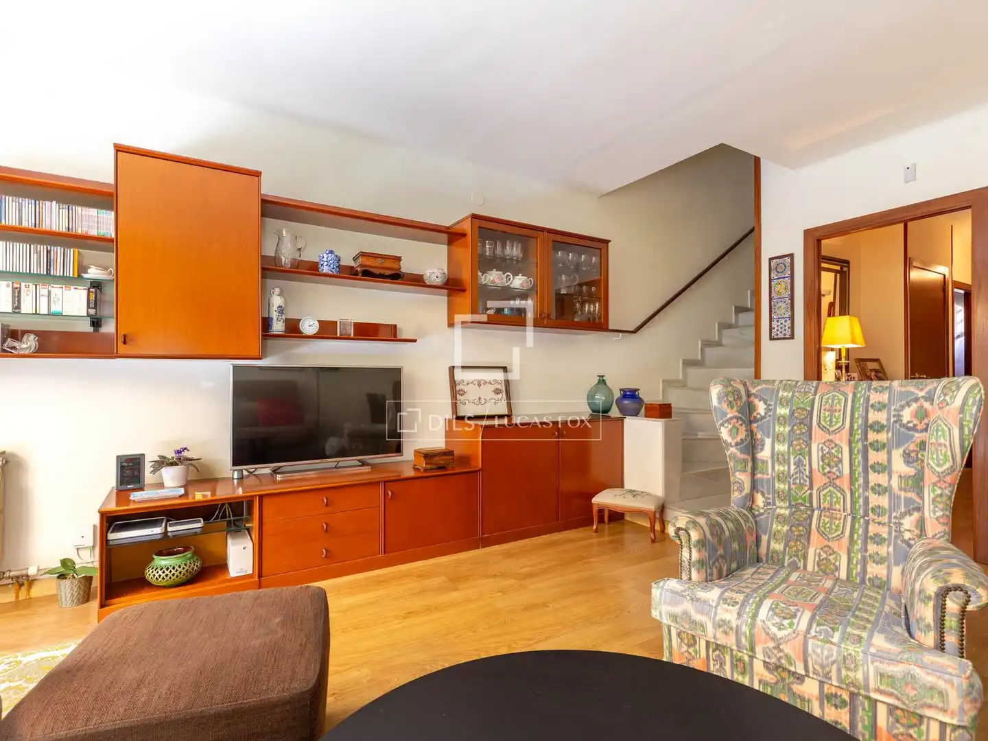 Sala de estar de Casa o chalet en venta en Sant Just Desvern con Aire acondicionado, Calefacción y Jardín privado