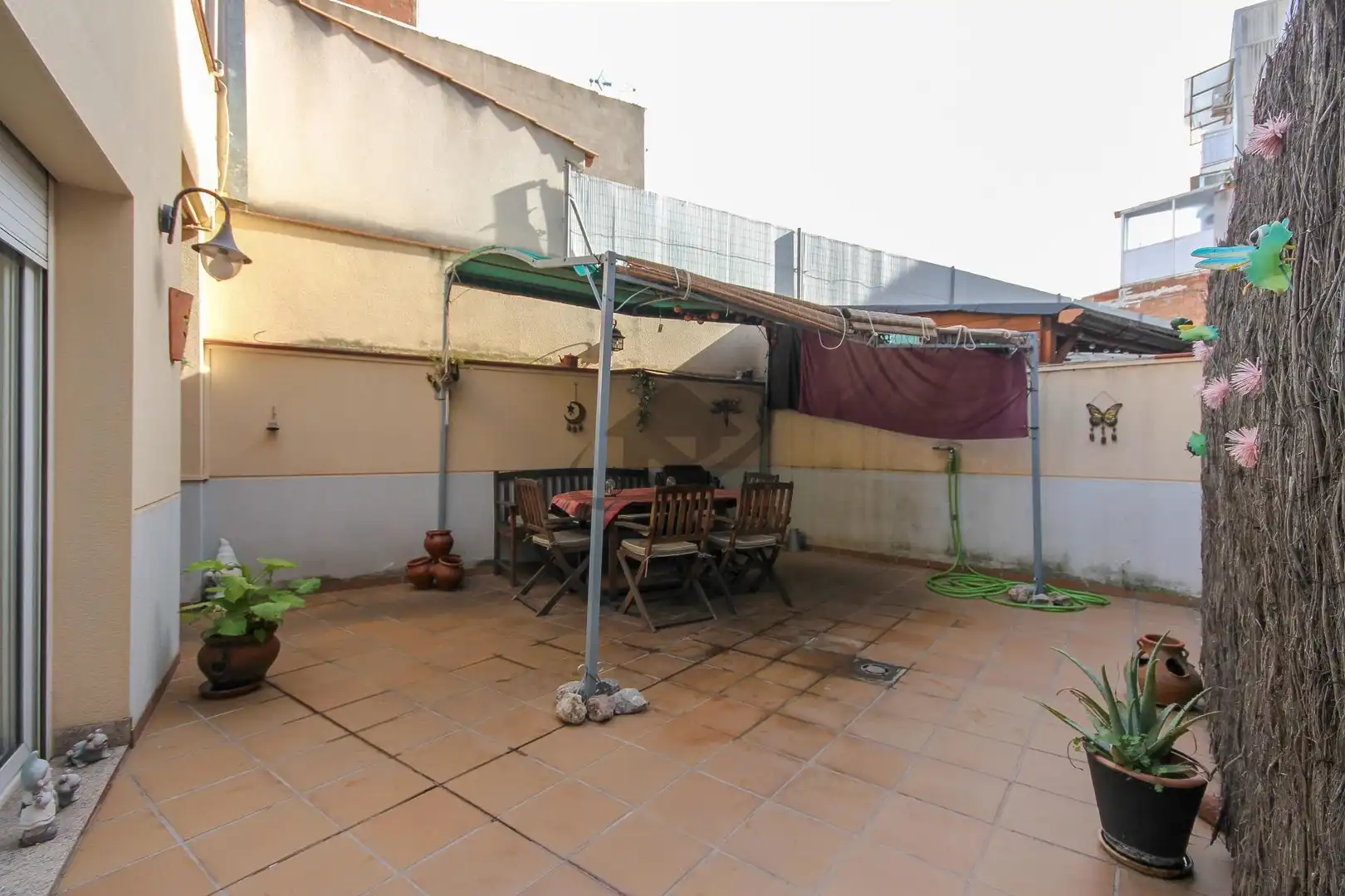 Terrace of Flat for sale in Sabadell  with Air Conditioner, Heating and Private garden