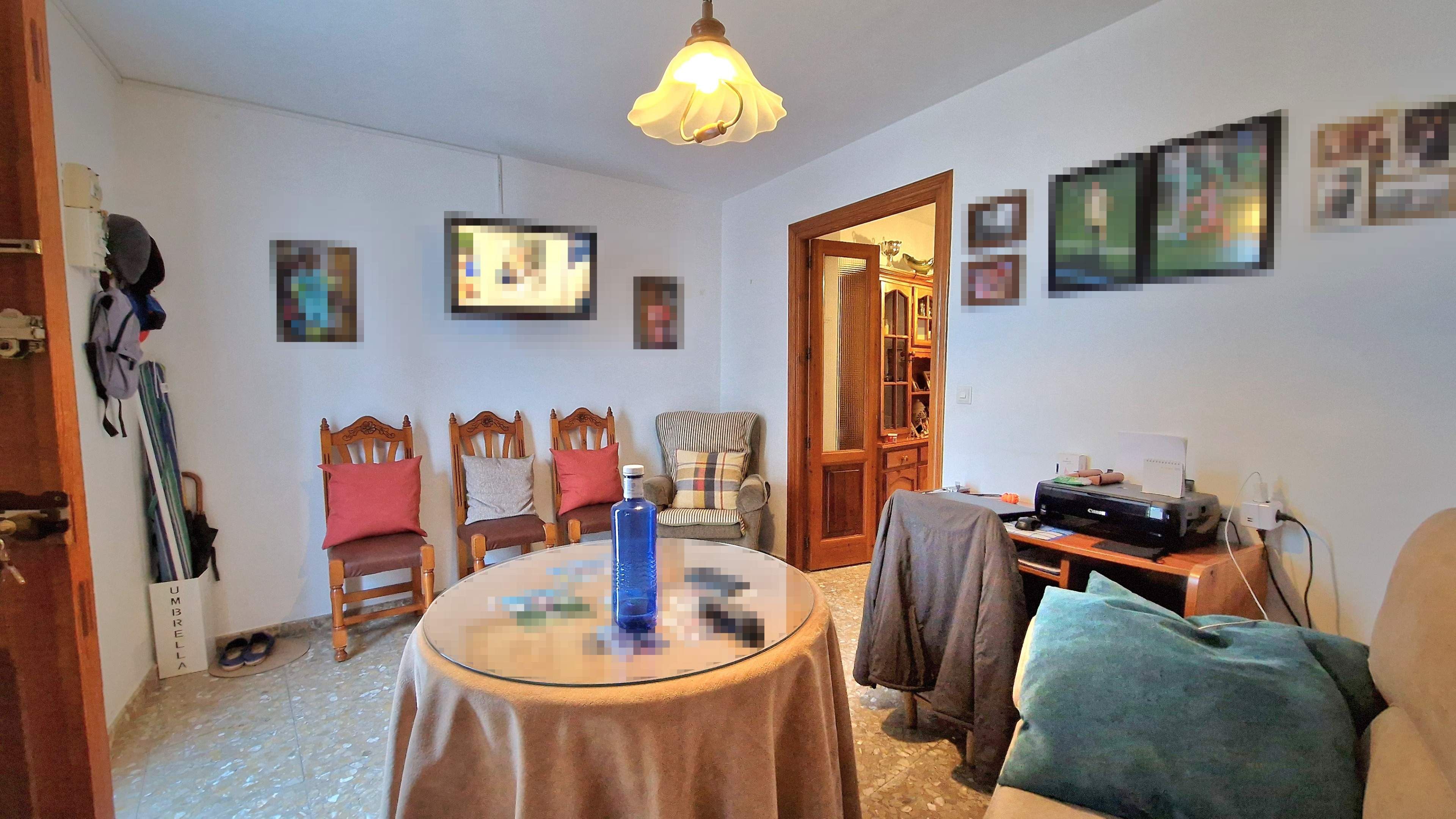 Sala d'estar de Casa o xalet en venda en Colmenar amb Terrassa i Balcó