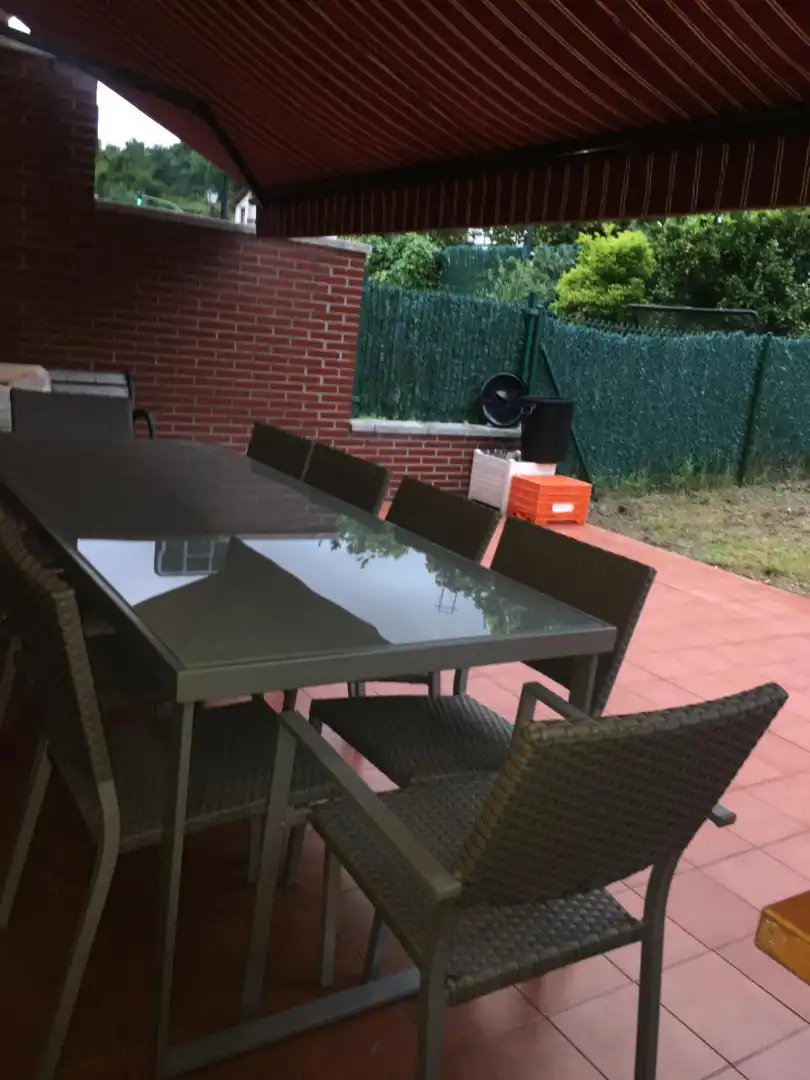 Terraza de Casa adosada en venta en Alonsotegi con Calefacción, Jardín privado y Trastero