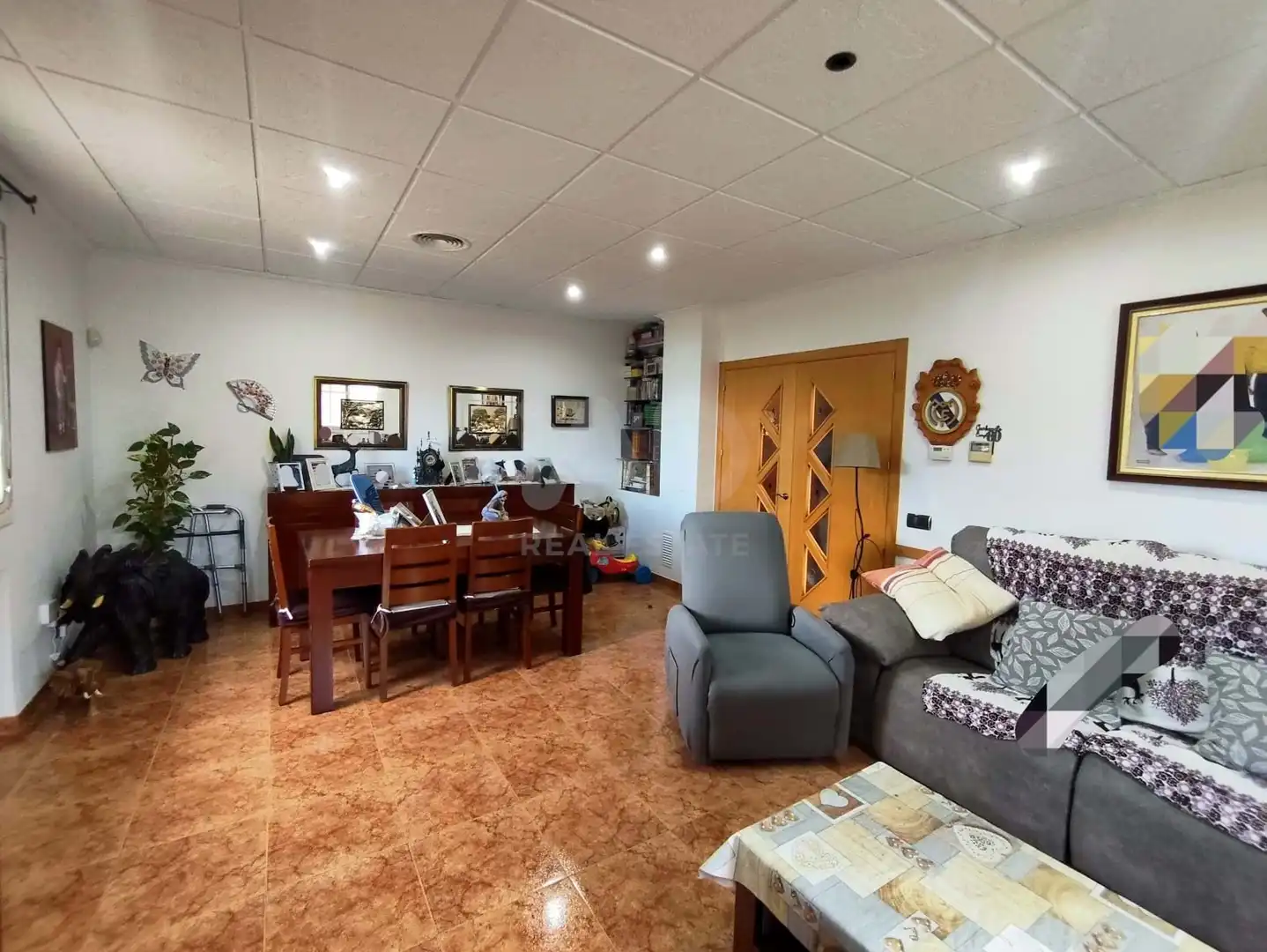 Sala de estar de Casa o chalet en venta en San Rafael del Río con Aire acondicionado, Calefacción y Terraza