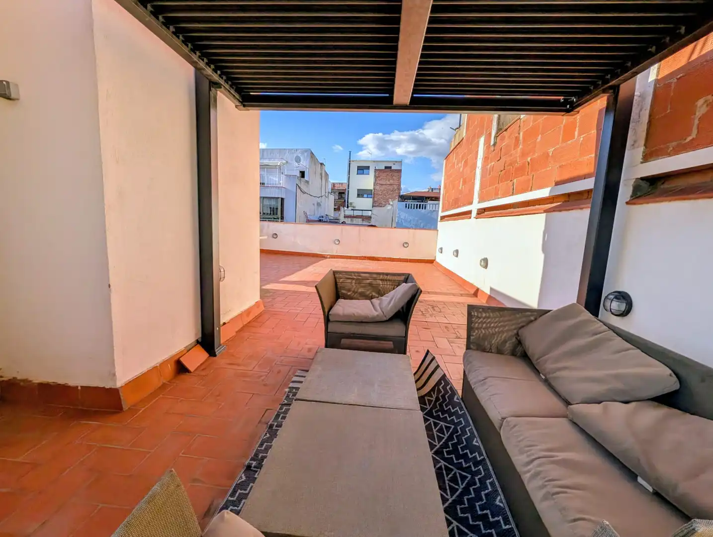 Terraza de Casa adosada en venta en Badalona con Parquet, Terraza y Trastero