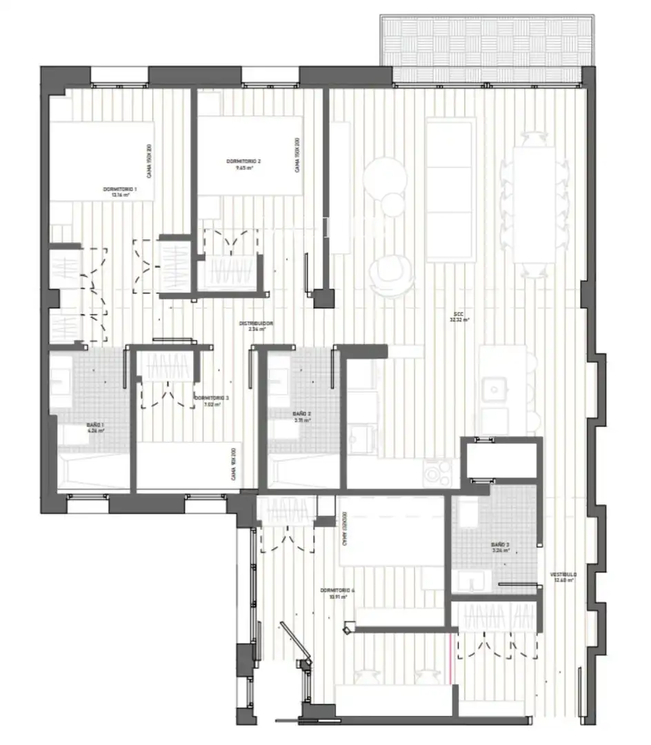 Flat with lift to rent in Sancho Davila, imagen 38