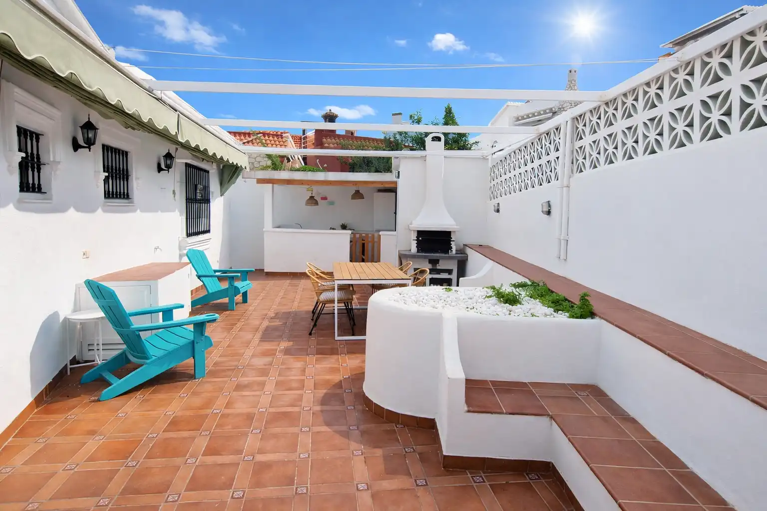Terrassa de Casa o xalet en venda en Fuengirola