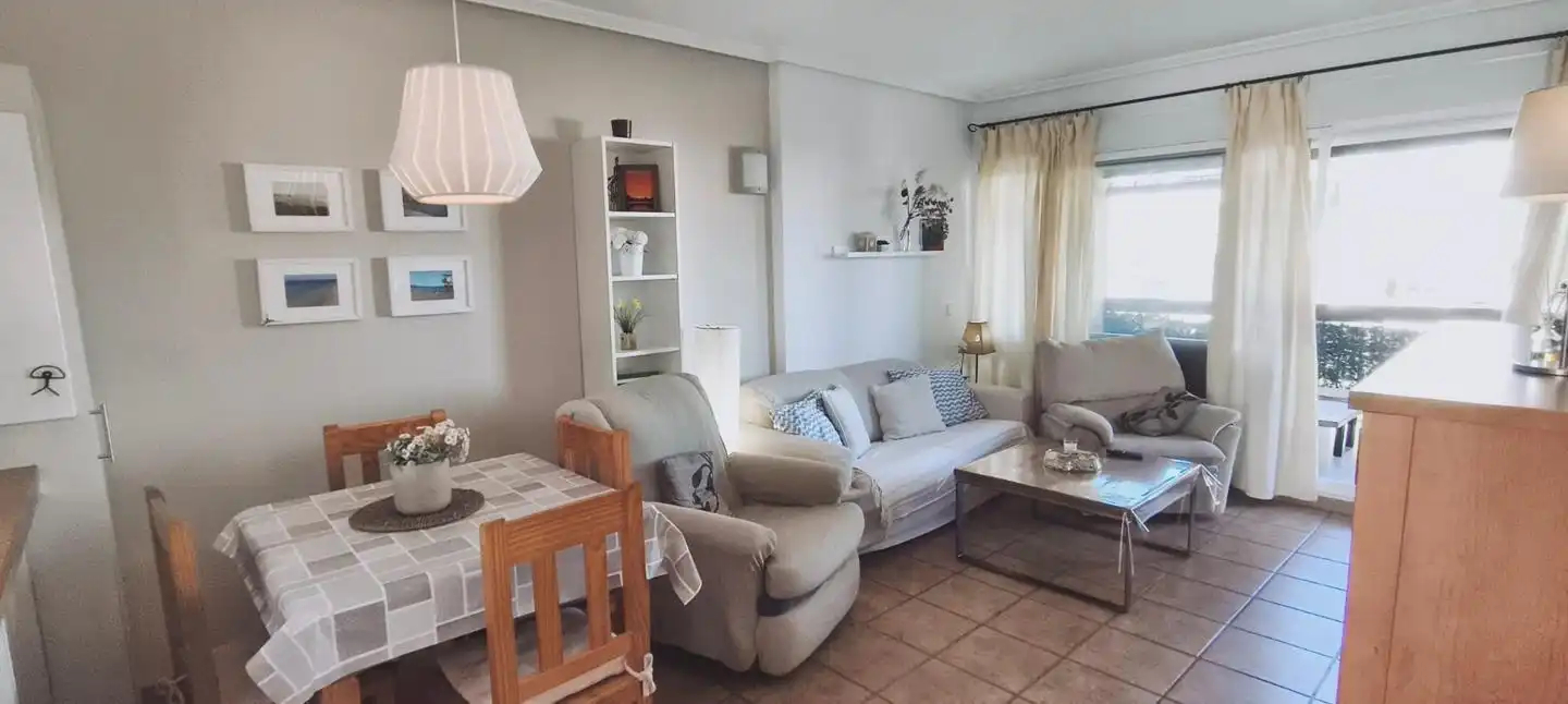 Living room of Apartments for rent in Vera  with Air Conditioner, Terrace and Furnished