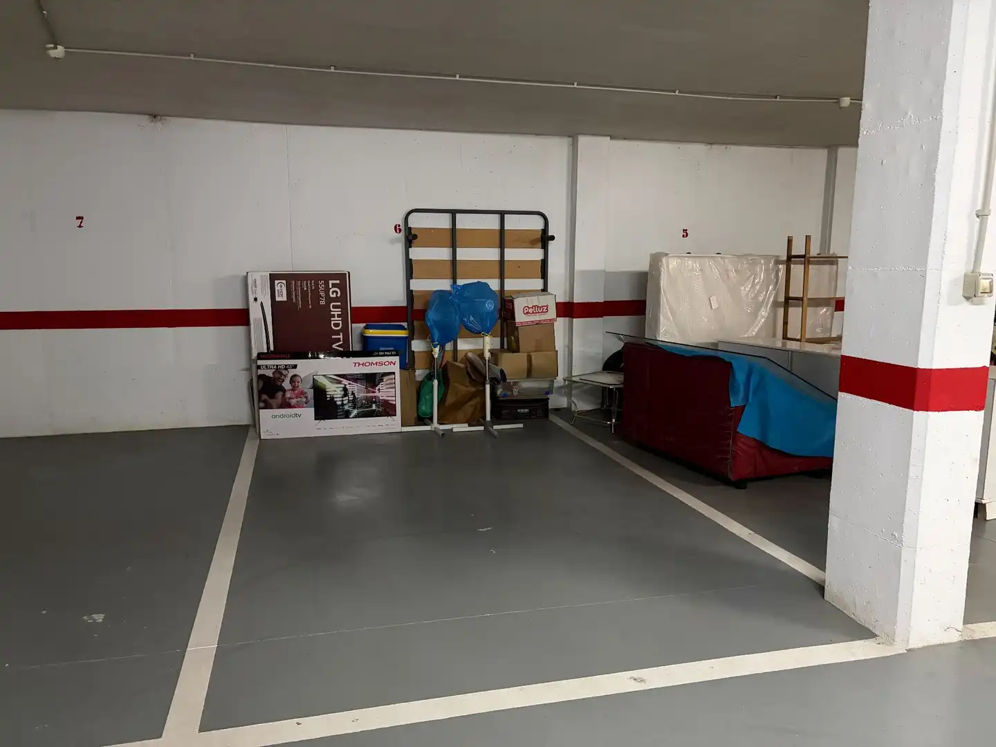Parking of Flat for sale in Murcia  with Air Conditioner, Terrace and Furnished