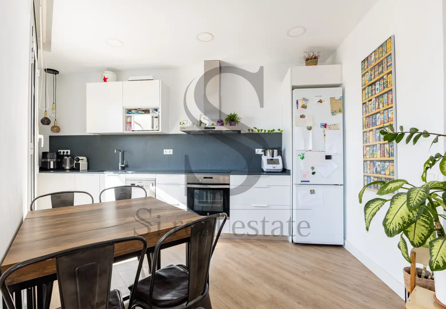 Kitchen of Attic for sale in Barcelona  with Air Conditioner, Heating and Parquet flooring