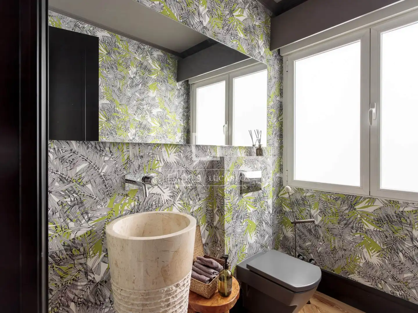 Badezimmer von Wohnung zur Miete in Madrid mit Klimaanlage, Heizung und Parkett