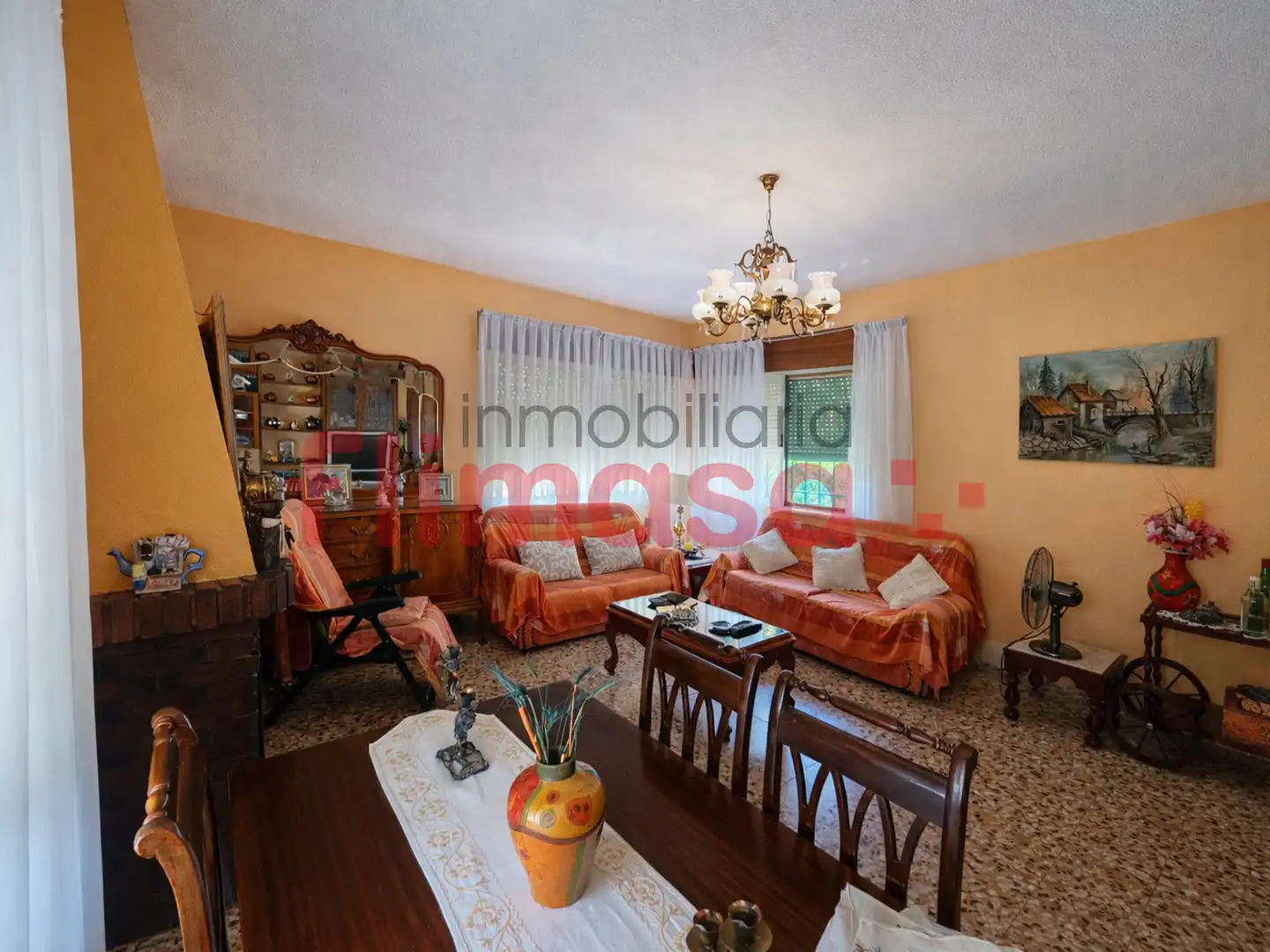 Living room of Houses for sale in Santa Cruz del Retamar  with Heating, Private garden and Terrace