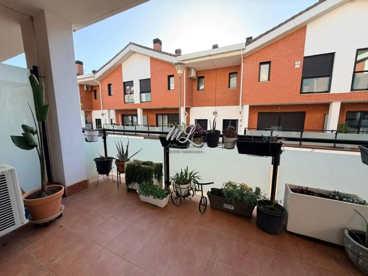 Terraza de Casa adosada en venta en Santa Cruz del Retamar con Aire acondicionado, Calefacción y Jardín privado