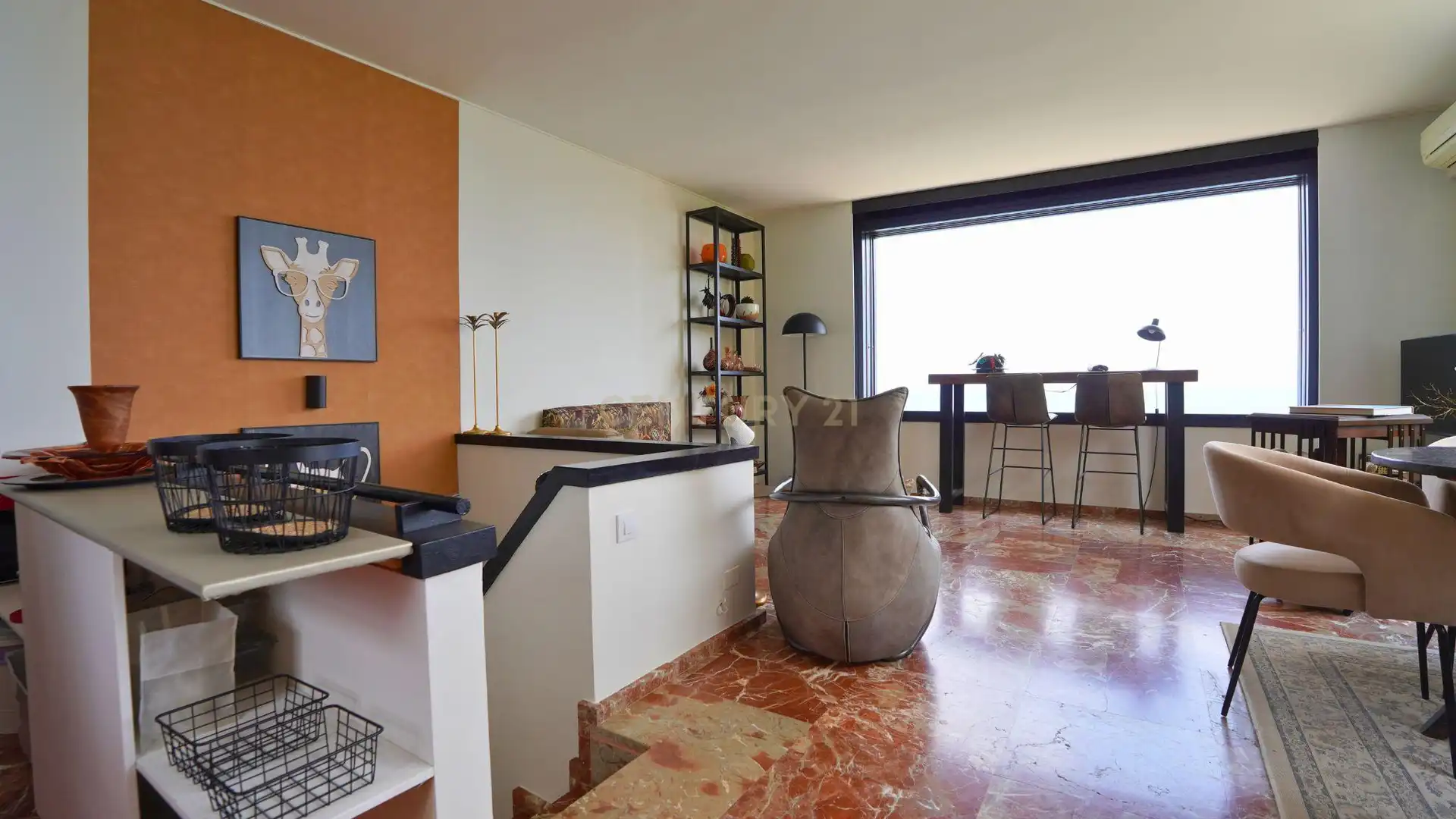 Sala d'estar de Apartament de lloguer en Calpe / Calp amb Aire condicionat, Traster i Forn