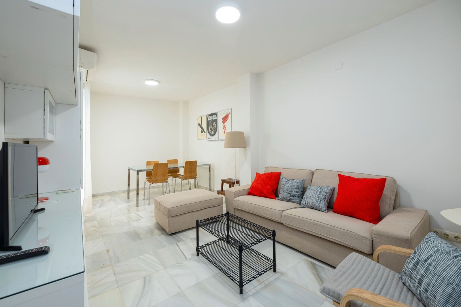 Living room of Single-family semi-detached to rent in  Granada Capital  with Air Conditioner, Heating and Terrace
